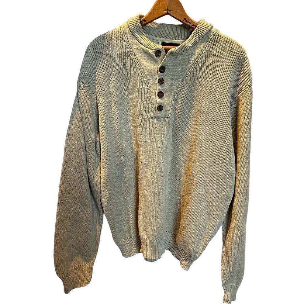 Guide Series Men's Cotton Sweater Size XLT Tan